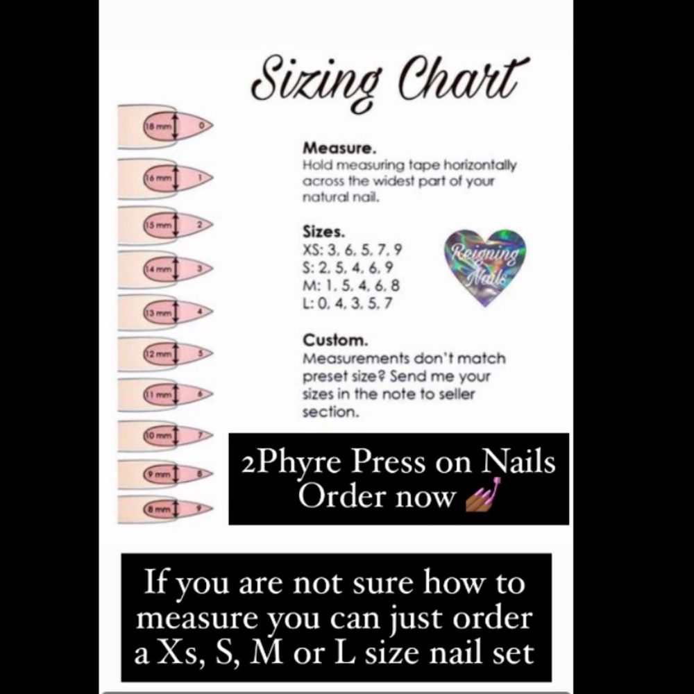 Pink Floral press on nails 🌸 - Picture 6 of 7